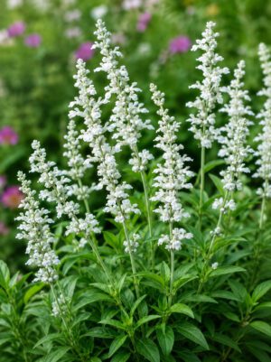 SZAŁWIA OMĄCZONA VICTORIA WHITE - SALVIA FARINACEA